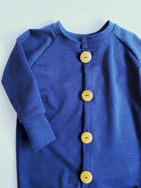 NAVY ROMPER - MADE TO ORDER