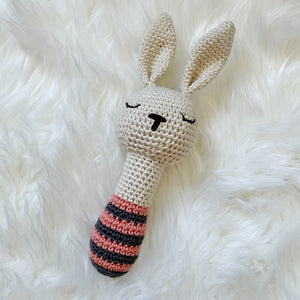 Bunny Rattle & Lovey Set