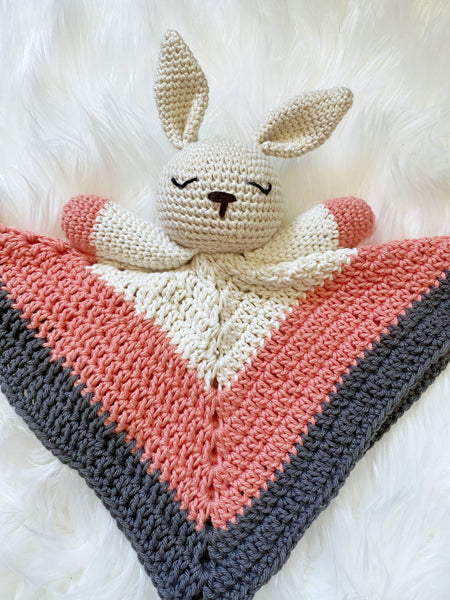 Bunny Rattle & Lovey Set