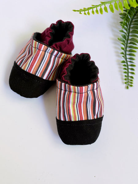 Soft Sole Slippers - Stripes