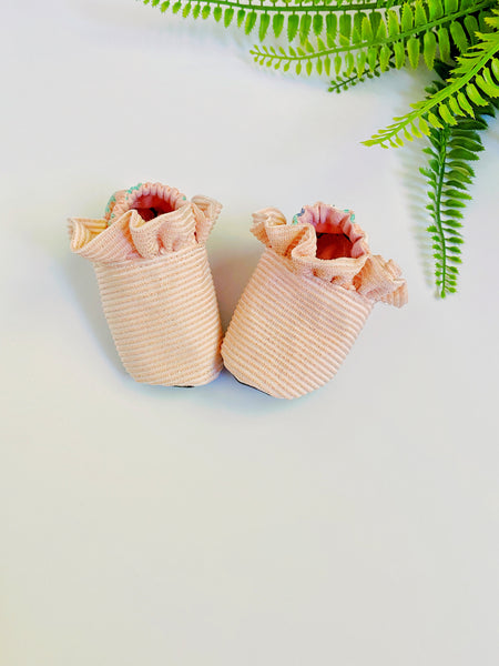 Soft Sole Slippers - Pink Ruffle