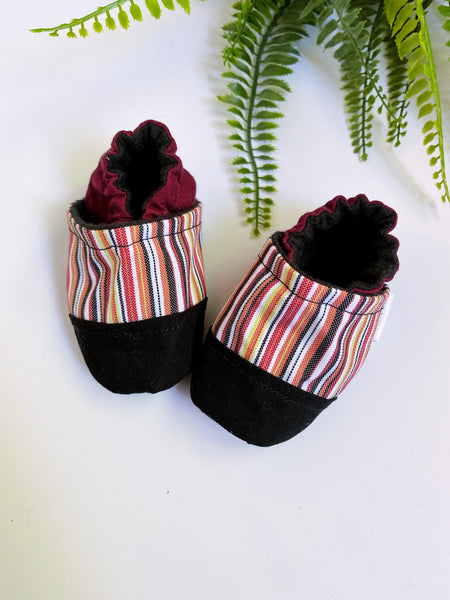 Soft Sole Slippers - Stripes